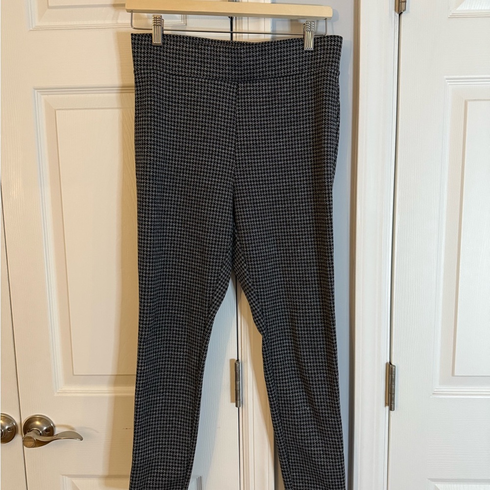 Houndstooth Patterned Pants